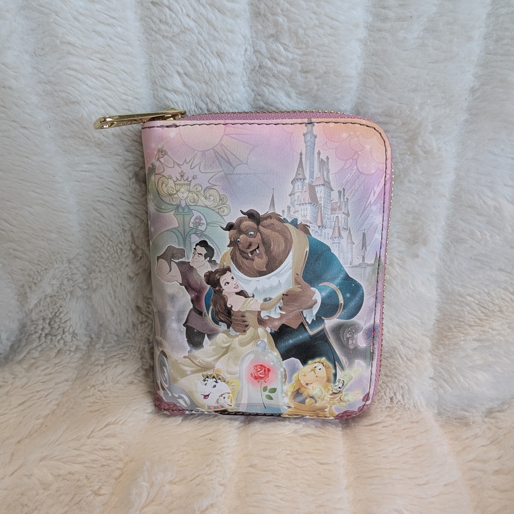 Loungefly Disney Beauty and the Beast Portrait Mini Backpack and Wallet Set - Picture 10 of 11